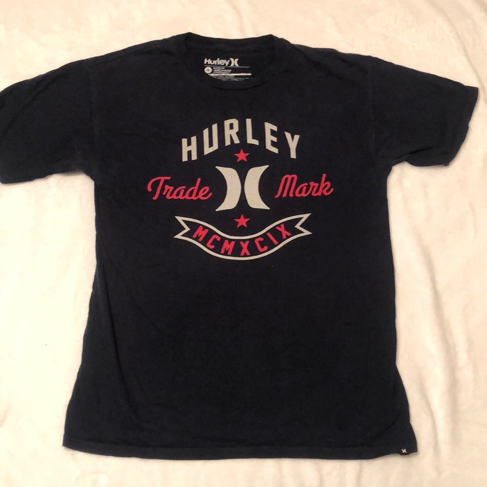 Hurley black graphic tee